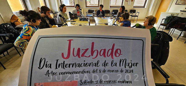 Juzbado, 8M, Asociación de Mujeres, MArzo, 2024, radio comunitaria