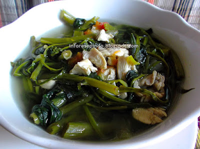 Cara Membuat Sayur Kangkung Kuah Bening Resep Sederhana