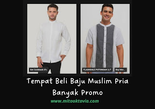 Tempat beli baju muslim pria banyak promo