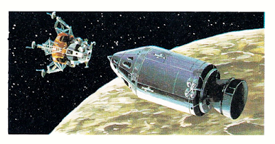 1971 Brooke Bond : The Race into Space #34 - Apollo CSM