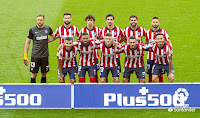 CLUB ATLÉTICO DE MADRID. Temporada 2020-21. Oblak, Felipe, Joao Félix, Savic, Diego Costa, Yannick Carrasco. Ángel Correa, Lodi, Trippier, Koke y Saúl. CLUB ATLÉTICO DE MADRID 6 🆚 GRANADA C. F. 1 Domingo 27/09/2020, 16:00 horas. Campeonato de Liga de 1ª División, jornada 3. Madrid, estadio Wanda-Metropolitano: sin público. GOLES: ⚽1-0: 9’, Diego Costa. ⚽2-0: 47’, Ángel Correa. ⚽3-0: 65’, Joao Félix. ⚽4-0: 72’, Marcos Llorente. ⚽5-0: 85’, Luis Suárez. ⚽5-1: 87’, Jorge Molina. ⚽6-1: 90+4’, Luis Suárez.