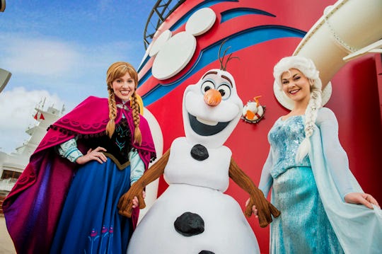 Anna, Olaf and Elsa join Disney Cruise Line
