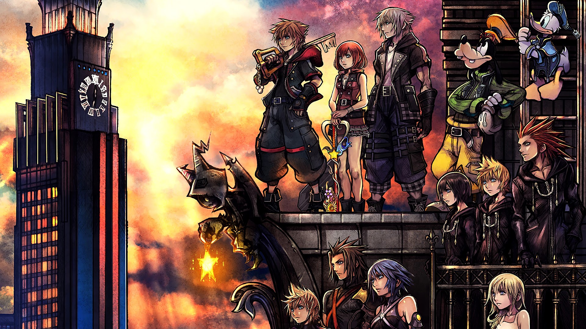 Kingdom Hearts 3 Characters 4k Wallpaper 12