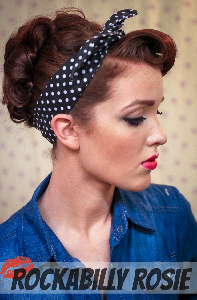 5 Images of Rosie the Riveter hairstyle for long hair