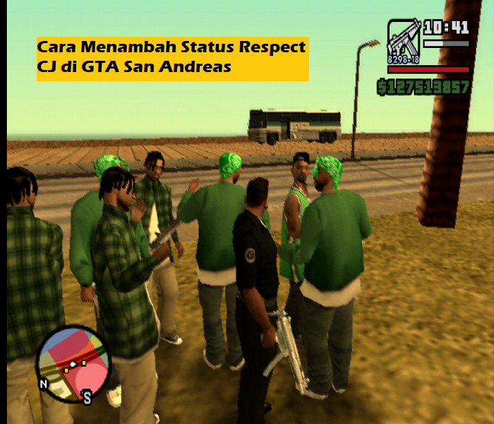 Cara Menambah Status Respect CJ di GTA San Andreas