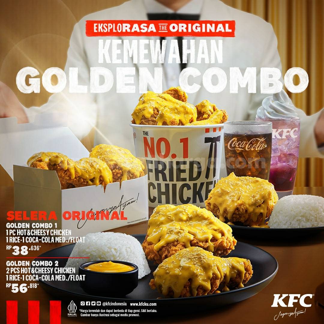 KFC GOLDEN COMBO Harga Paket mulai 38 Ribu-an*