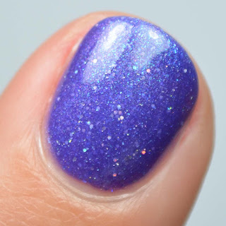 purple to pink thermal nail polish