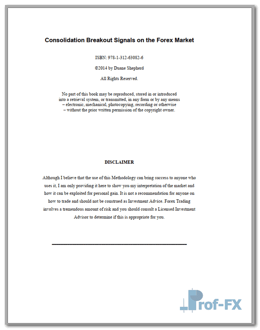 Consolidation Breakout Signals pdf