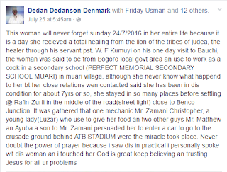 MIRACLE | Pastor Kumuyi Heals Mentally Unstable Woman