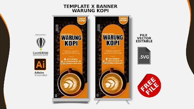 Download X Banner Warung Kopi Ke-7