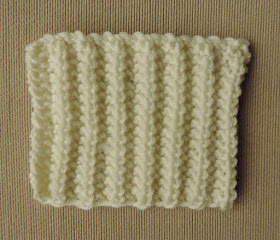 Chart; knitting stitch; mistake rib 