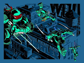 MondoCon 2015 Exclusive Teenage Mutant Ninja Turtles Standard Edition Screen Print by Ciro Nieli