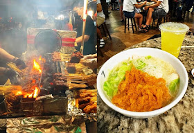 Charmaine Sheh enjoyed satay, fish soup with bee hoon and sugar cane juice at Lau Pa Sat on April 21, 2024.