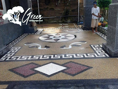 Jasa Bikin Batu Sikat carport Pati - Tukang Lantai Batu Motif di Pati Profesional