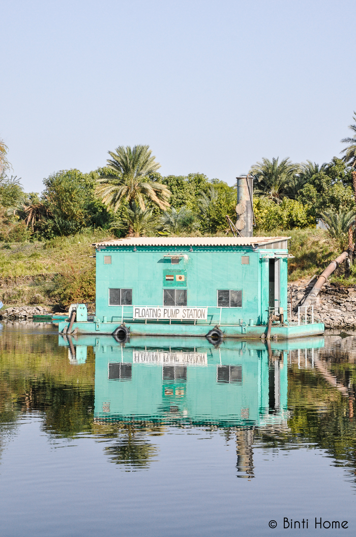 Floating pump station Nile Egypt - Binti Home