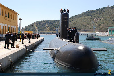 Parte de Cartagena el submarino ‘Mistral’ para relevar al ‘Tramontana’.