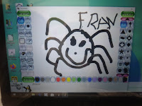 Foto 9: Dibujo de araña hecho por Fran.