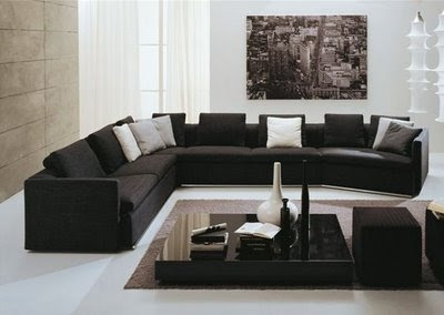 Living Room on 2010 Dark Living Room Interior Design 2010 Ultra Modern Living Room