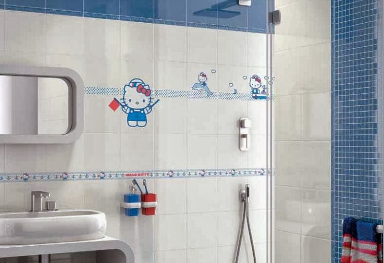 23 Info Populer Keramik Dinding Kamar Mandi Hello Kitty