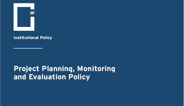 Project Planning, Monitoring and Evaluation Policy