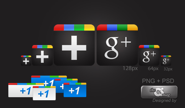 Google+ Icons Download by chethstudios