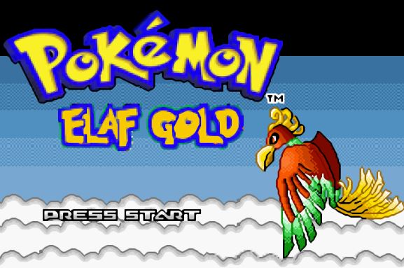 Pokemon Elaf Gold para GBA Imagen Portada