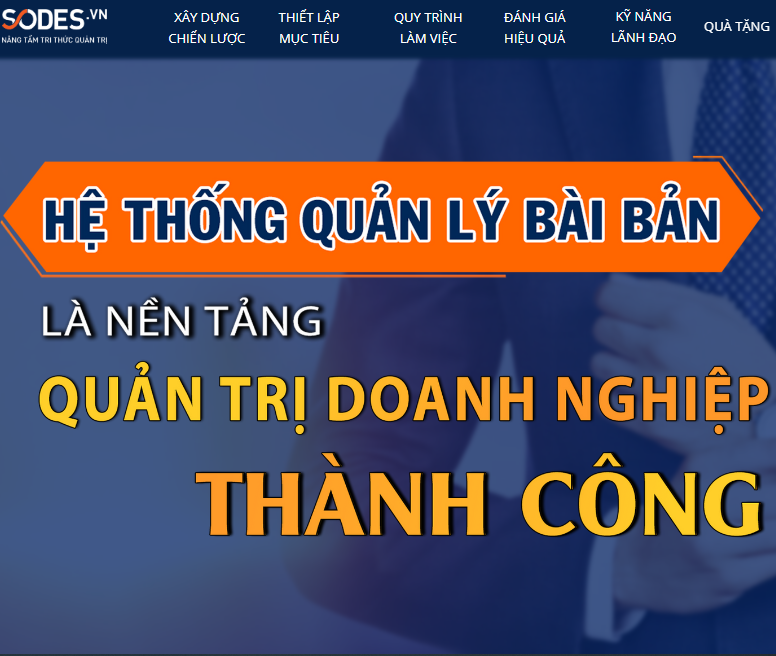 Hệ Thống Quản Trị Doanh Nghiệp Toàn Diện Sodes