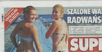 The Radwanska sisters in bikinis
