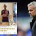 Jose Mourinho's son accidentally trolled on Twitter after Everton defeat