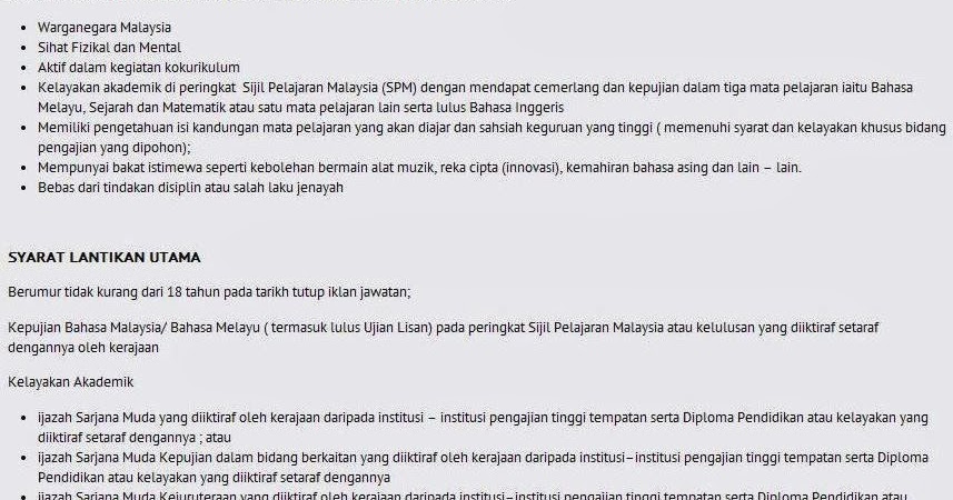 Pengajar.info: Info Persediaan & Persiapan Calon Menduduki 