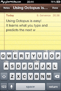 Octopus keyboard for iphone