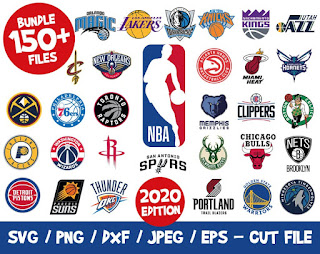 NBA Logo 100 Files Bundle, NBA Svg, NBA Teams Svg, Nba Png, Nba Basketball, Vector, Vinyl, Eps, Png, Cricut, Silhouette, Stickers
