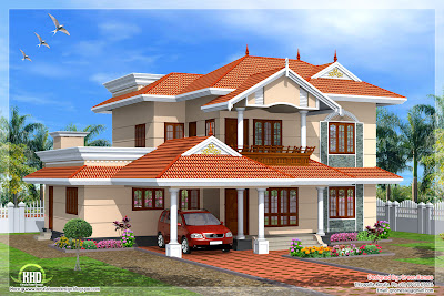 Kerala style 4 bedroom home design - Kerala home design and floor ...