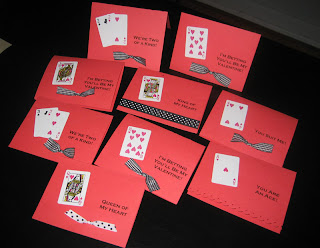 playing cards for valentine