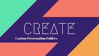 homemade presentation folders