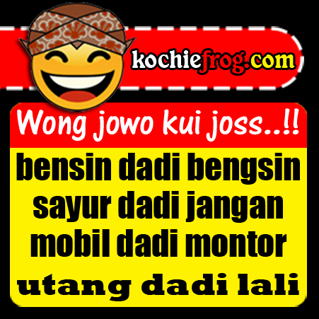  Gambar  Kata2 Lucu Bahasa Jawa Pantun Jawa Kochie Frog