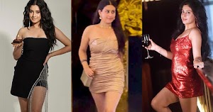 isha malviya short dress bigg boss tv actress