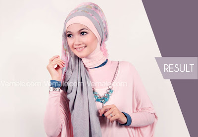 Foto Jilbab Pashmina Modern Kombinasi