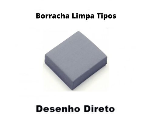 borracha-limpa-tipos