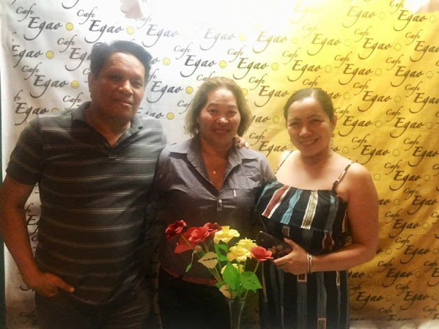 With Maam Tess, one of the owners of Cafe Egao