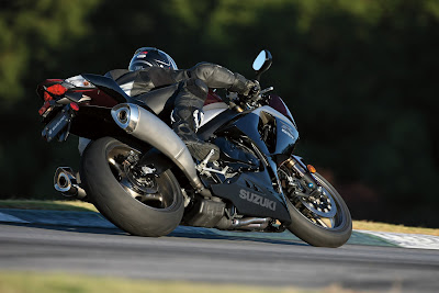 2010 Suzuki GSX-R1000 Rear Angle View