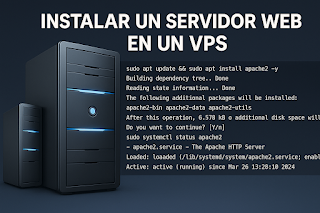 ¿Cómo instalar un servidor web en tu VPS?