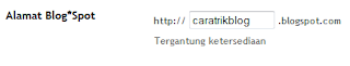 Gambar tutorial cara mengganti nama domain blog