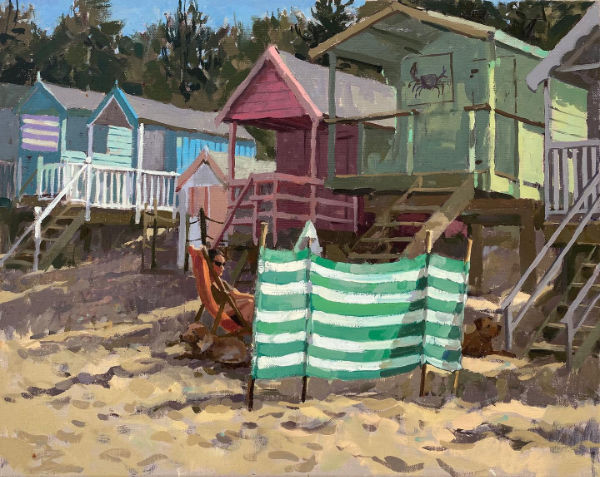 Haidee-Jo Summers The crab hut at Wells-next-the-Sea 16” x 20”