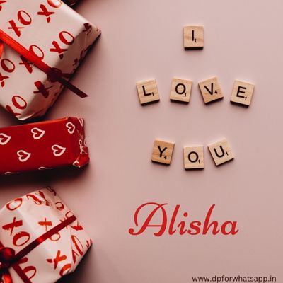 alisha name dp