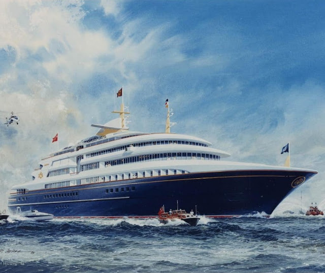ANDREW WINCH DESIGN -  How the new Royal Yacht Britannia could look
