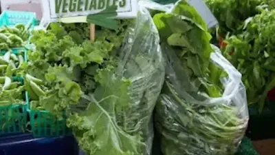 leafy green vegetables