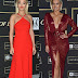 Damas de vermelho: Rita Ora e Bebe Rexha esquentam evento