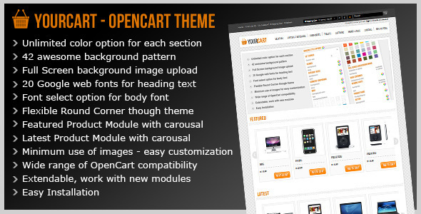 Yourcart - Opencart Premium Theme - OpenCart eCommerce