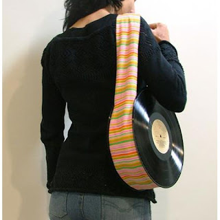 Recycled Vynil Records Bag